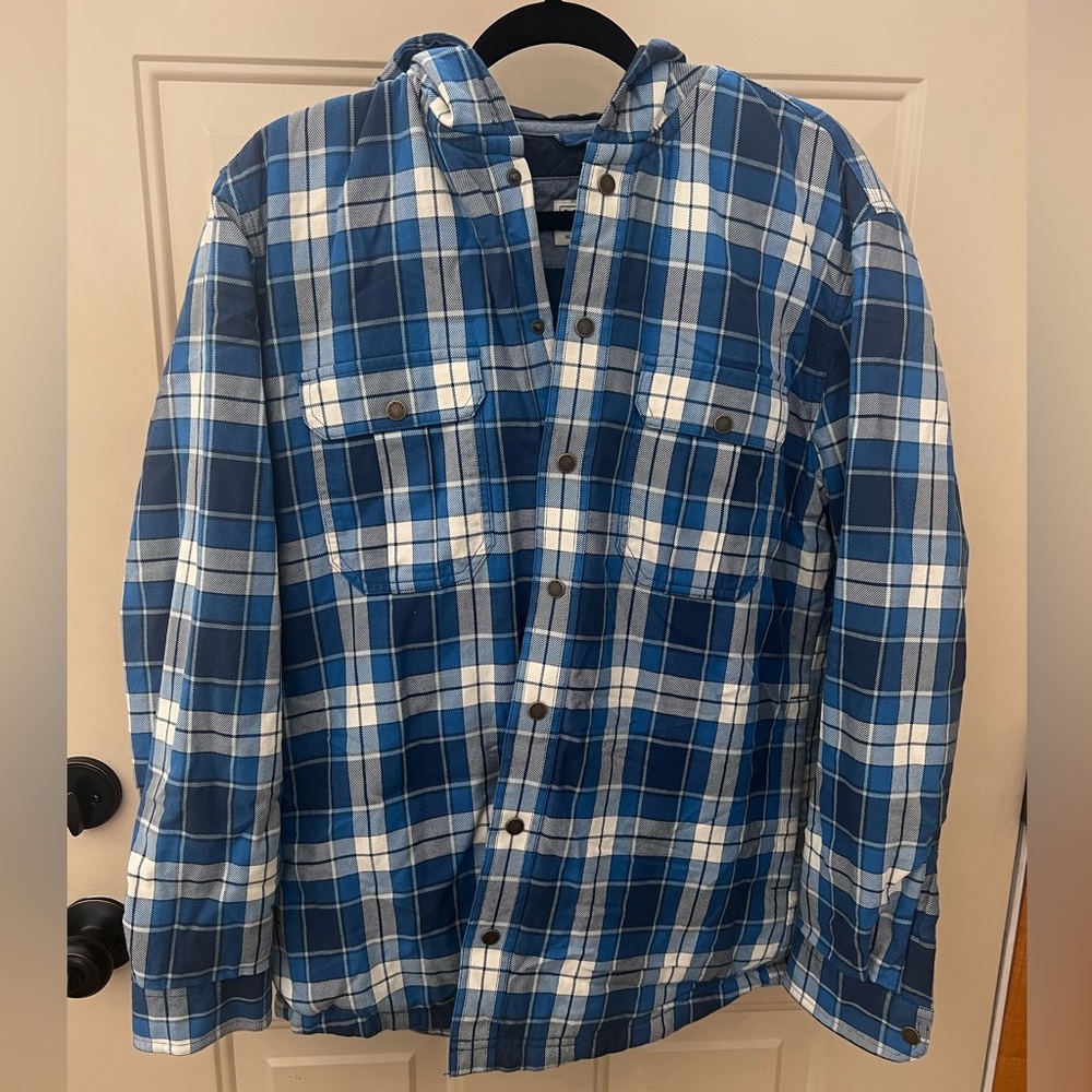 Men's PrimaLoft Lined Shirt Jacket Hooded